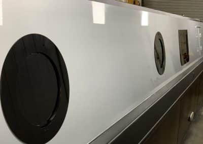 canal boat porthole tinted windows