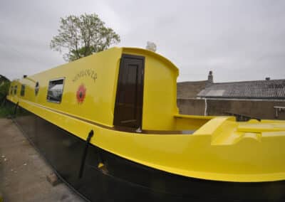 yellow canalboat windows