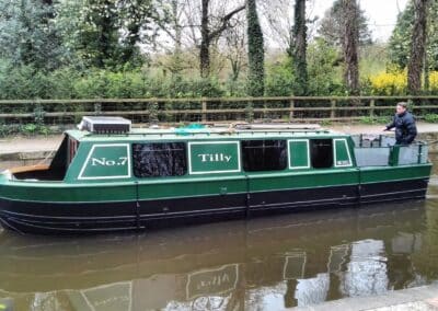 15m canalboat windows